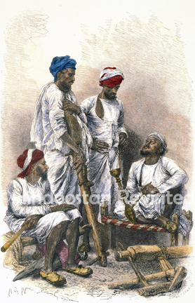 /data/Original Prints/Portraiture, Portraits, Occupations, Trades and Professions, People/ZEMINDARS AND JAT PEASANTS.jpg